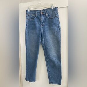 J. Crew relaxed boyfriend jeans.